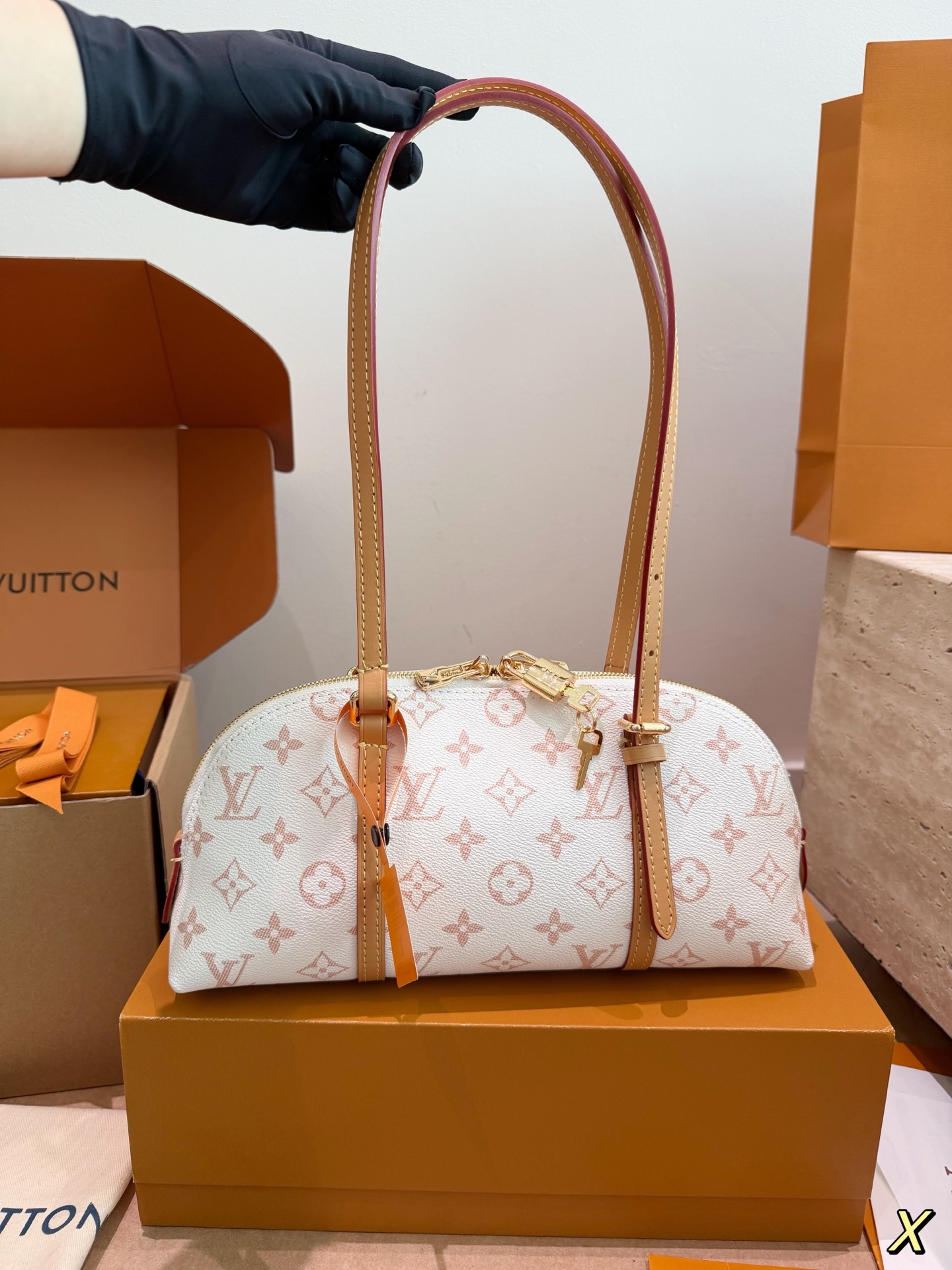 Louis Vuitton LV Monogram Cowhide Leather